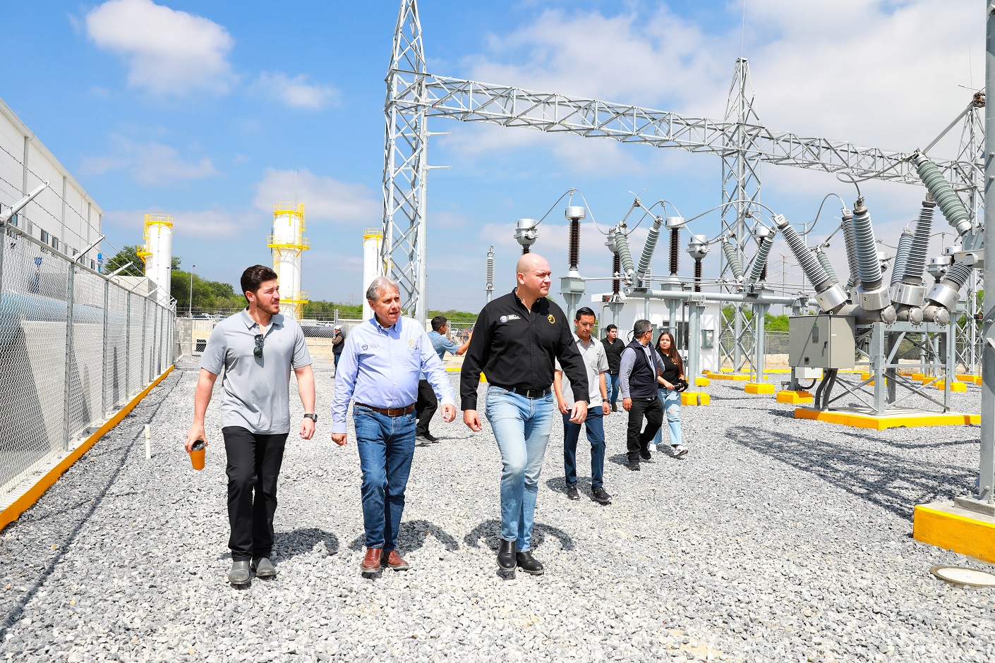 Arranca Estado Sistema Eléctrico Acueducto El Cuchillo II en la Planta de Bombeo 4