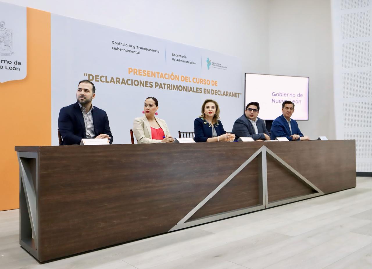 Capacita Contraloría Nuevo León a servidores públicos en uso de plataforma digital para Declaración Patrimonial