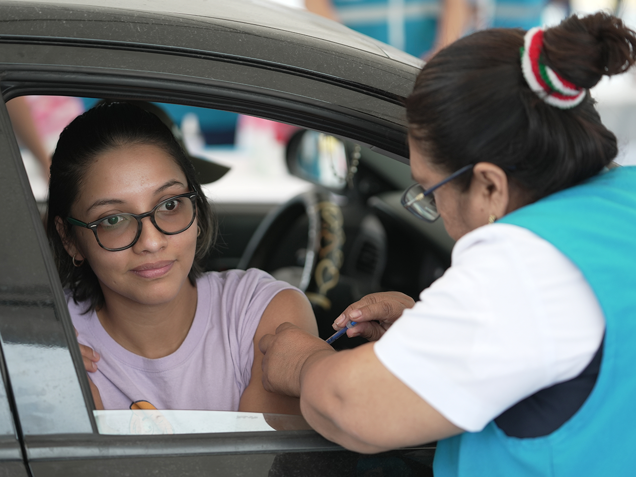 Arranca Vacunación Drive-Thru en Santa Catarina