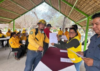 Capacitan a brigadistas rurales para la temporada de incendios forestales 2025