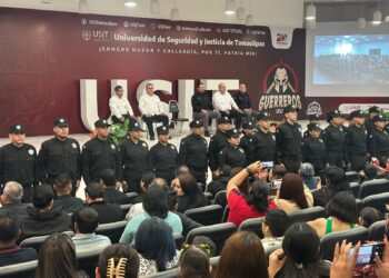 Gobierno del doctor Américo Villarreal ha entregado a la sociedad 21 grupos de nuevos policías estatales: titular de SSPT