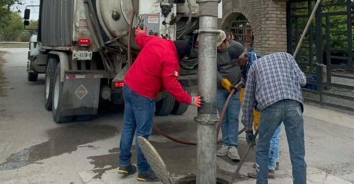 Intensifica Secretaría de Recursos Hidráulicos trabajos de saneamiento en diversos municipios de Tamaulipas
