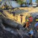 Trabaja AyD en reparación de fuga en tubería de 48 pulgadas