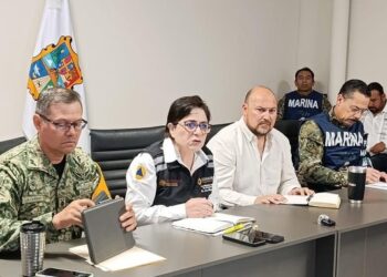 Autoridades de los tres órdenes de gobierno dan a conocer las acciones de recuperación en Reynosa, Tamaulipas tras las intensas lluvias.