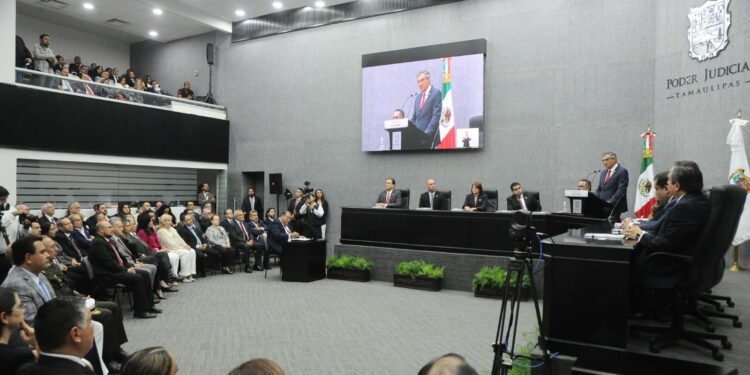 Avanza con certidumbre renovación del Poder Judicial en Tamaulipas: Américo Villarreal