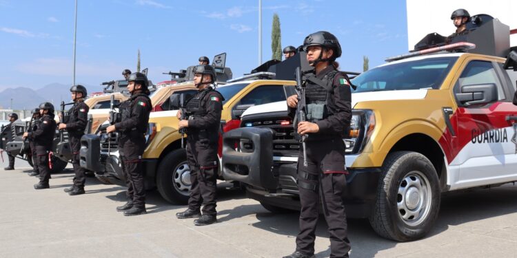 Con equipamiento de parque vehicular a la Guardia Estatal, Tamaulipas se fortalece en materia de seguridad
