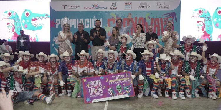 Entregó Secretaría de Turismo 1.3 mdp a lo mejor del Carnaval Tamaulipas 2025
