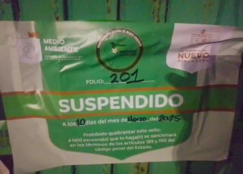 Suspende Procuraduría Estatal de Medio Ambiente de NL construcción, empresa de materiales y una asfaltera.