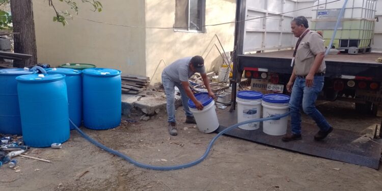 Fortalece Secretaría de Recursos Hidráulicos desinfección del agua en Tamaulipas