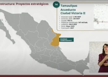 Inicia en mayo construcción de la segunda línea del acueducto de Ciudad Victoria: CONAGUA