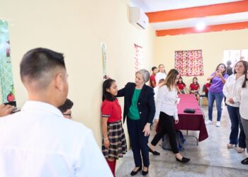 Participa DIF Tamaulipas con el registro de peso y talla durante Jornadas de Salud Escolar