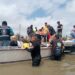 Recorre Guardia Estatal sectores afectados por inundaciones en Reynosa y realiza labores de rescate