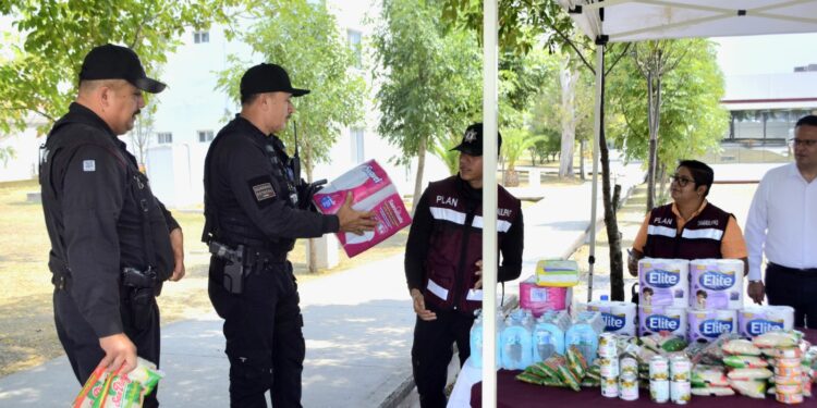 Se suma SSPT con donativos para población afectada por inundaciones en la frontera