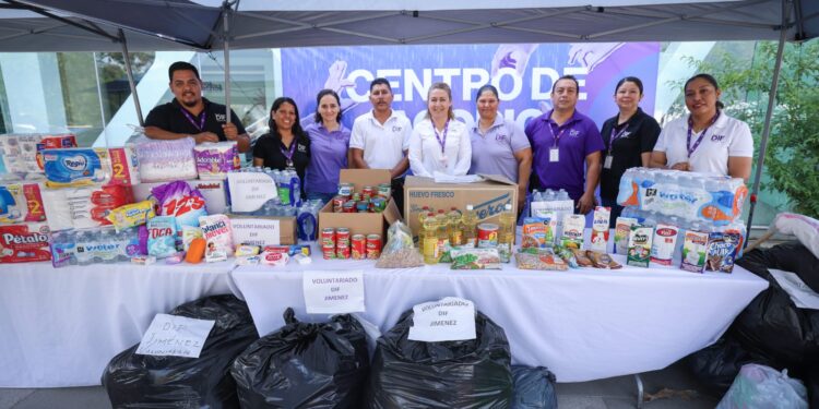 DIF Tamaulipas colecta más de 17 toneladas de ayuda para damnificados por lluvias en la frontera