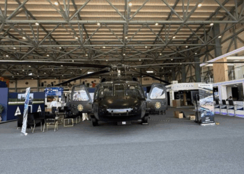 Exhiben Black Hawk UH – 60 de Fuerza Civil en Famex