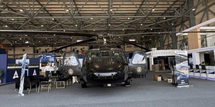 Exhiben Black Hawk UH – 60 de Fuerza Civil en Famex