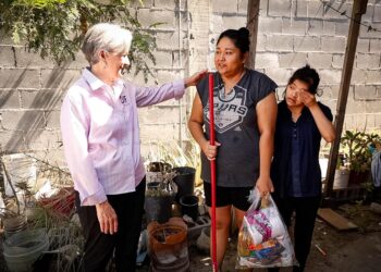 Mantiene DIF Tamaulipas atención a familias en colonias afectadas por lluvias e inundaciones en Reynosa