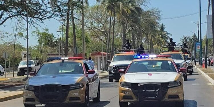 Participa Guardia Estatal en operativo de Semana Santa “Tampico te cuida”