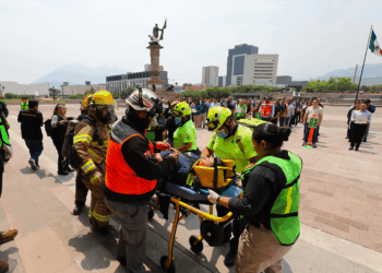 Participa Nuevo León en el Primer Simulacro Nacional 2025 con más de 2 mil 500 inmuebles evacuados