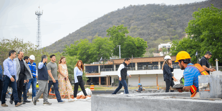 Supervisa Gobernador trabajos en nuevo Malecón de Presa La Boca