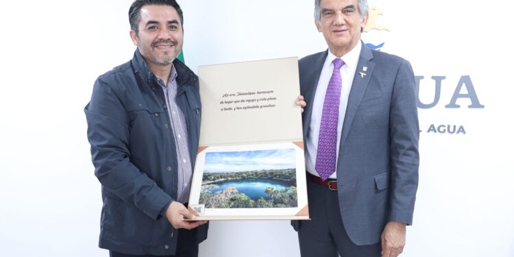 Acuerdan Américo y CONAGUA invertir 10 mil millones de pesos en Tamaulipas