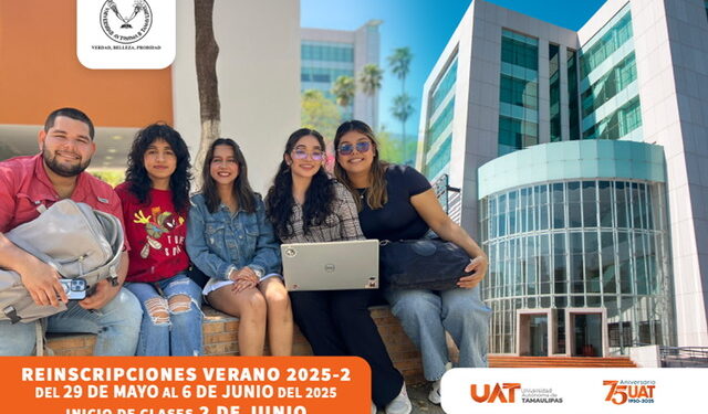 Anuncia la UAT proceso de reinscripciones para el ciclo de verano 2025