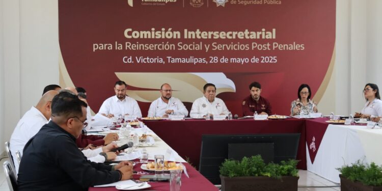 Instala SSPT Comisión Intersecretarial para la Reinserción Social y Servicios Post Penales del Estado de Tamaulipas