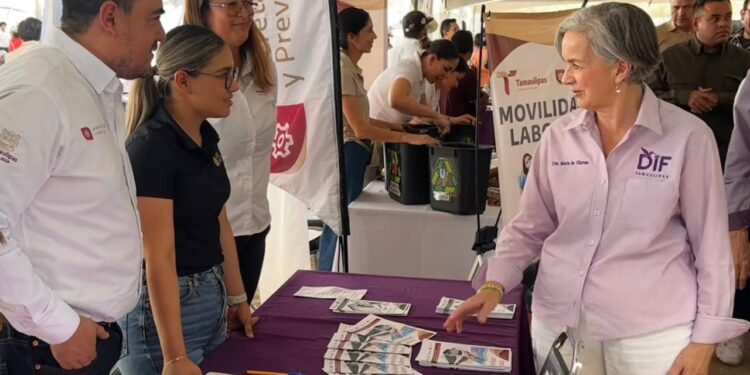 Participa STPS en jornadas asistenciales del DIF Tamaulipas, reafirmando compromiso de un gobierno humanista y cercano a la gente