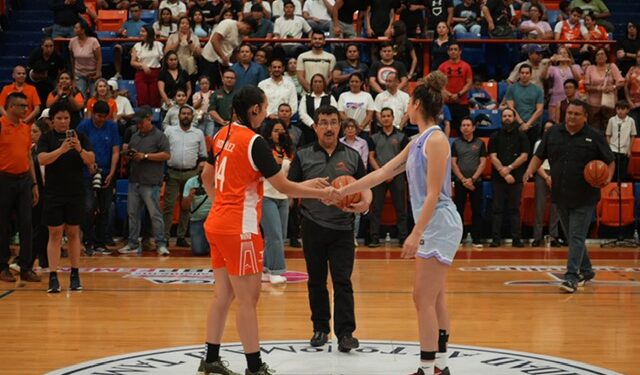 Rector de la UAT inaugura la temporada 2025 de la LNBP Femenil