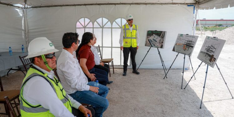 Supervisa SEDENER construcción de la Subestación Eléctrica Santander Banco I en Reynosa