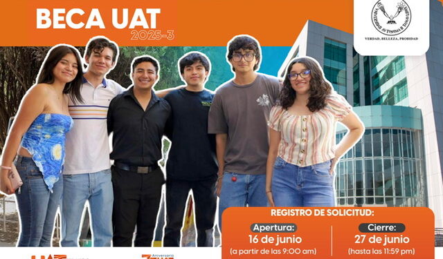 Abre la UAT convocatoria de becas para el período 2025-3