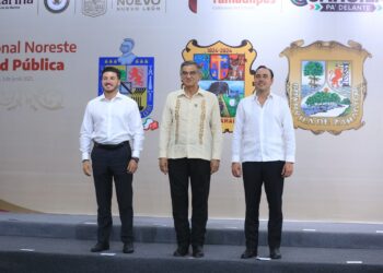 Acuerdan Tamaulipas, Nuevo León y Coahuila reforzar seguridad fronteriza e interestatal