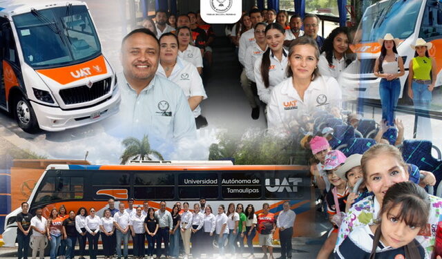 Entrega la UAT nuevas unidades para el transporte gratuito de sus estudiantes