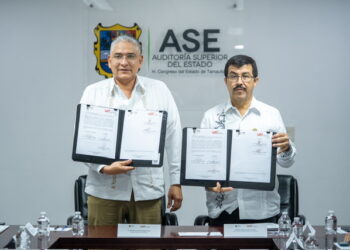 Firman convenio la UAT y la Auditoría Superior del Estado