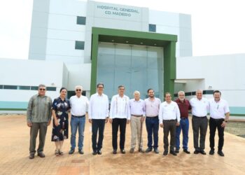 Supervisa Américo Villarreal avances del nuevo Hospital General de Ciudad Madero