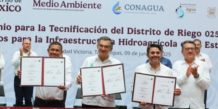 Suscriben modernización del campo tamaulipeco