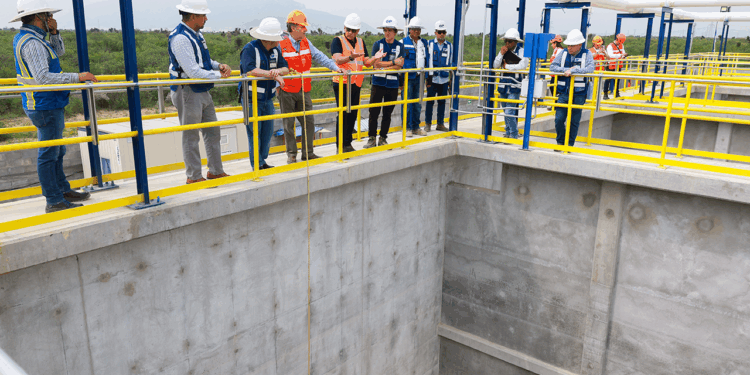 Avanza construcción de Nueva Planta Regeneradora de Agua en El Carmen