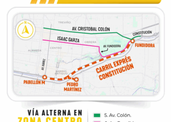 Cierres en el Carril Exprés por construcción de estaciones, montaje de intercambiadores y cruces especiales