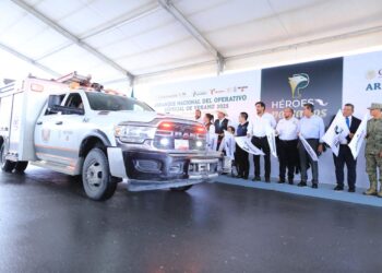 Dan banderazo de arranque nacional al Operativo Especial de Verano Héroes Paisanos 2025 en Tamaulipas