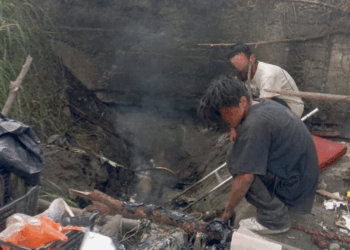Detiene Medio Ambiente a dos personas por quema de residuos en Río Santa Catarina