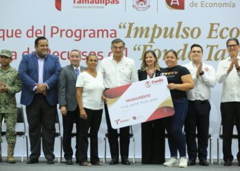 “El desarrollo debe llegar a todas partes”: Américo Villarreal entrega apoyos a emprendedores por más de 33 MDP