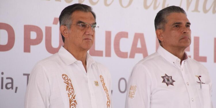 Gobernador Américo Villarreal toma protesta al nuevo secretario de Seguridad Pública de Tamaulipas