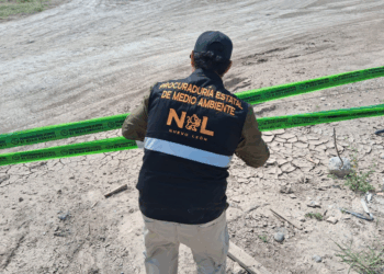 Impone Procuraduría Estatal de Medio Ambiente suspensión a escombrera ilegal en Pesquería