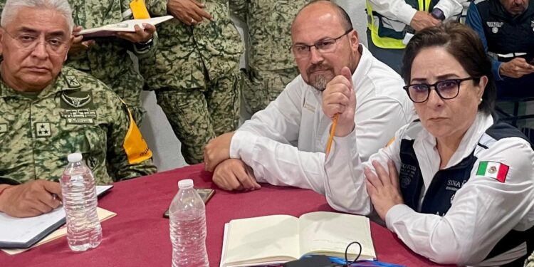 Llega coordinadora nacional de PC al sur de Tamaulipas ante emergencia por lluvias