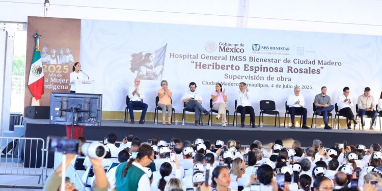 Nuevo Hospital IMSS-Bienestar en Madero será inaugurado en diciembre: presidenta Claudia Sheinbaum