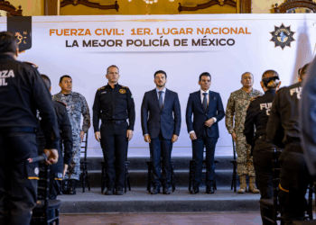 Reconoce Fuerza Civil a sus mandos por ser la mejor policía de México