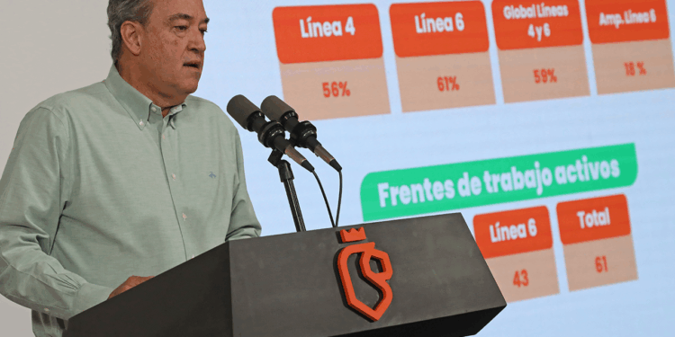 Presentan 59 por ciento de avance, L4 y 6 del Metro