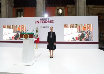 Asiste Américo al Primer Informe de la presidenta Claudia Sheinbaum