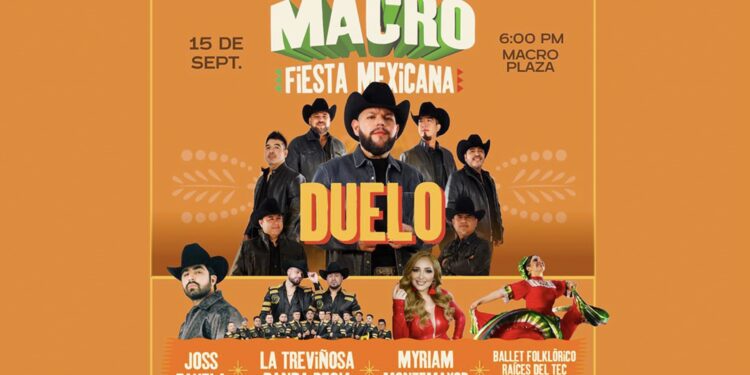 Invita Gobierno de NL a Macro Fiesta Mexicana al ritmo de Grupo Duelo