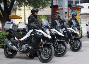 Patrullajes del Grupo Motorizado “Linces” de la Guardia Estatal disminuyen delitos en zonas comerciales